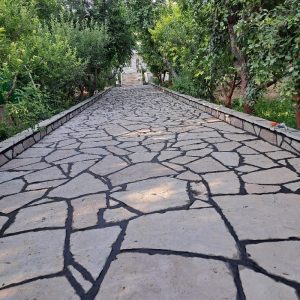 اجرای سنگ لاشه  نصب سنگ مالون ورقه ای  طبیعی