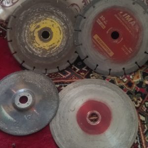 دیسک گرانیت بر خشک در انواع سایز،و دیسک کاشی بر