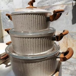 قابلمه گرانیتی ۸ پارچه