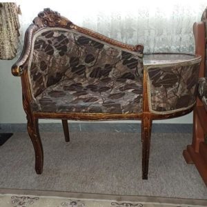 میز تلفن چوبی