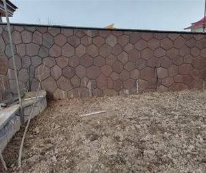 اجرای سنگ مالون دیوار