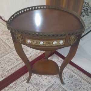 میز تلفن چوبی