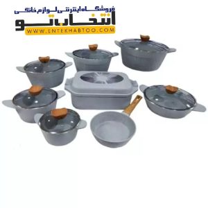 سرویس قابلمه دورو گرانیت دسینی مدل ولنتینا پلاس