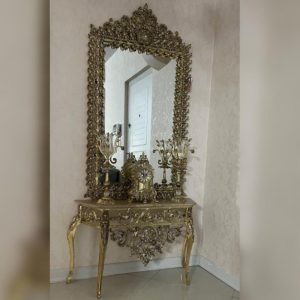 آینه کنسول برنجی