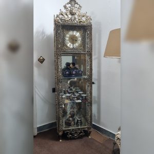 بوفه و میز تلفن برنجی طلایی