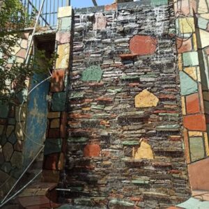 سنگ مالون کف حیاط