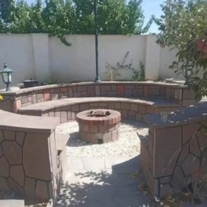 سنگ مالون کف حیاط