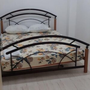 تخت دو نفره فلزی همراه تشک