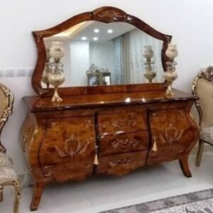آینه کنسول چوبی