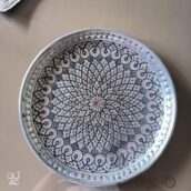 دیوار کوب قلم کاری مسی