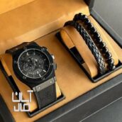 ساعت بند چرم ودستبند