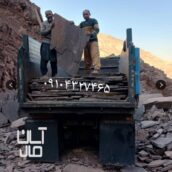 فروش سنگ لاشه نصب سنگ مالون