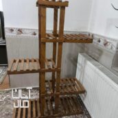 استند گل چوبی