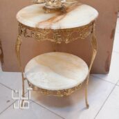 میز برنز دو طبقه