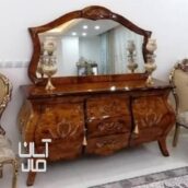 آینه کنسول چوبی