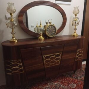 آینه کنسول چوبی