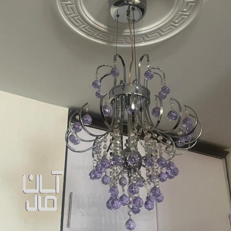 یک جفت لوستر کریستالی