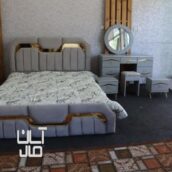 سرویس خواب دو نفره قاب طلایی