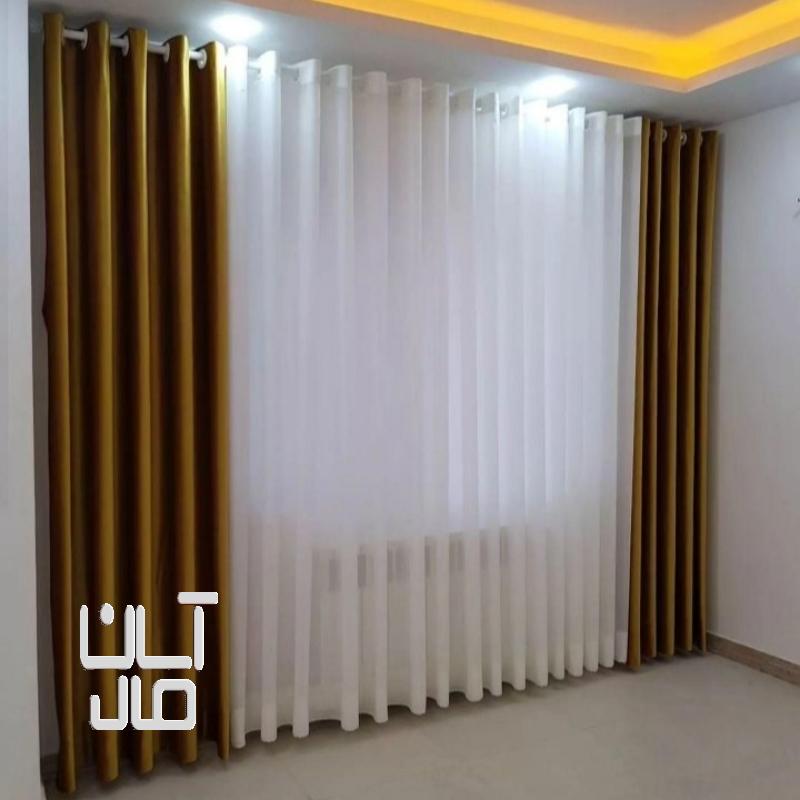 پرده حریر پانچ دار