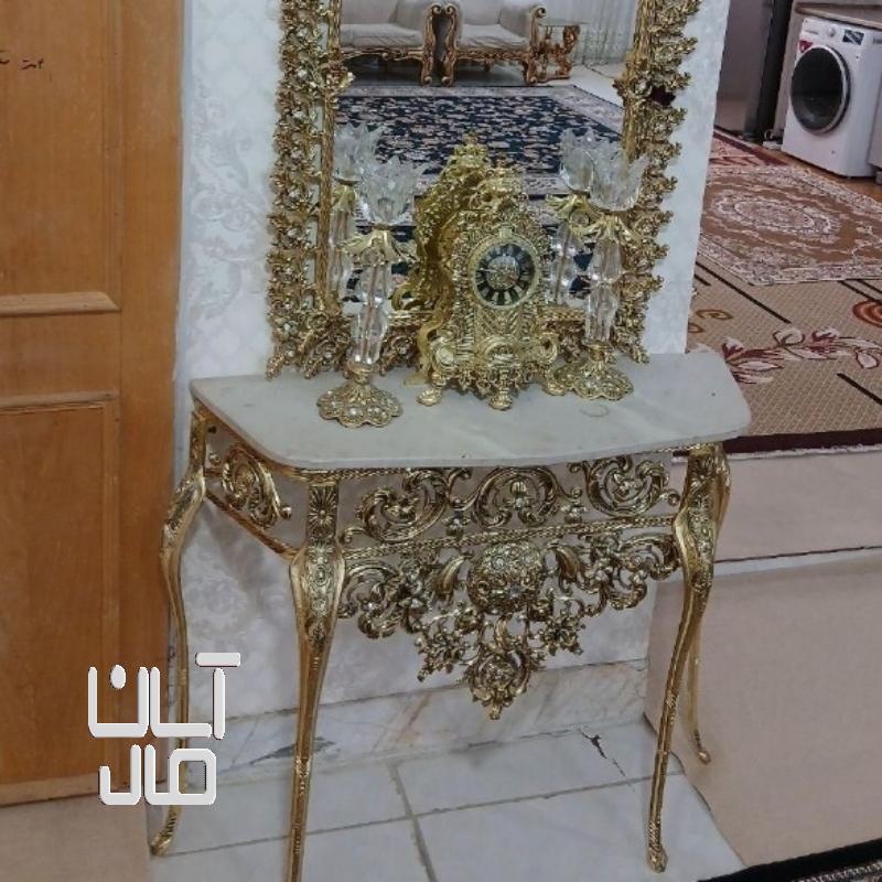 آینه کنسول طرح برنز