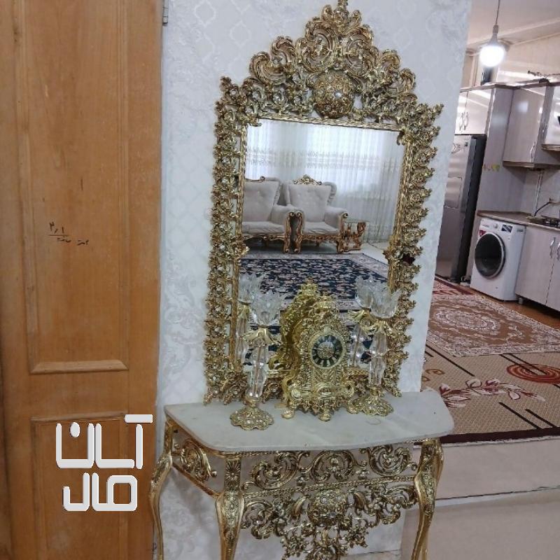 آینه کنسول طرح برنز