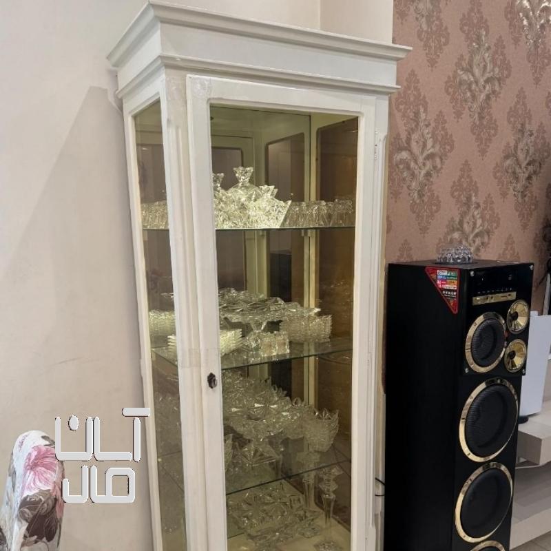 بوفه چوبی سفید