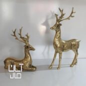 گوزن برنزی بزرگ دوعدد