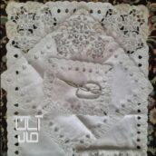 سجاده عروس ۴ تیکه نگین دار