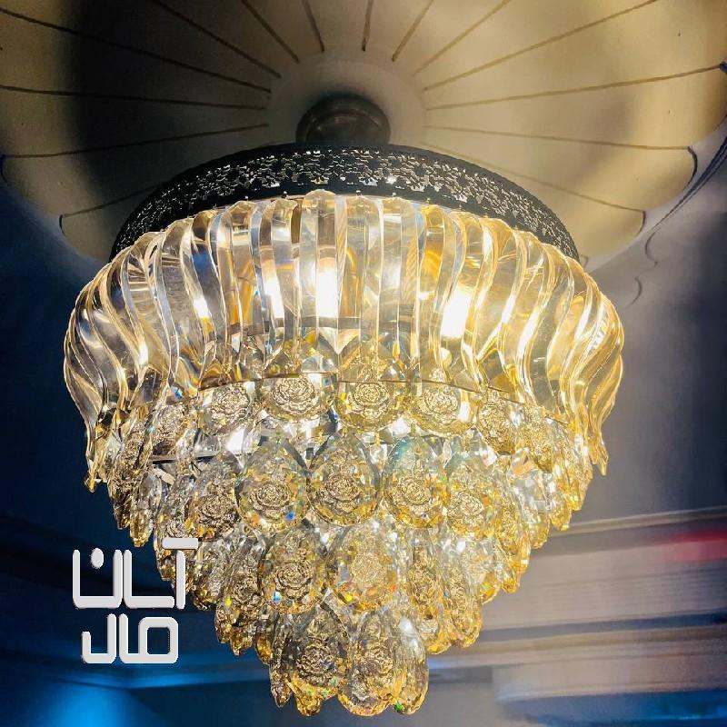 لوستر سالم تمیز نو به همراه لامپ