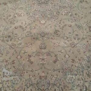 فرش 6متری کاشان ماشینی رنگ گردویی