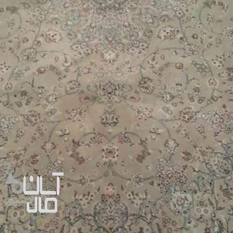فرش 6متری کاشان ماشینی رنگ گردویی