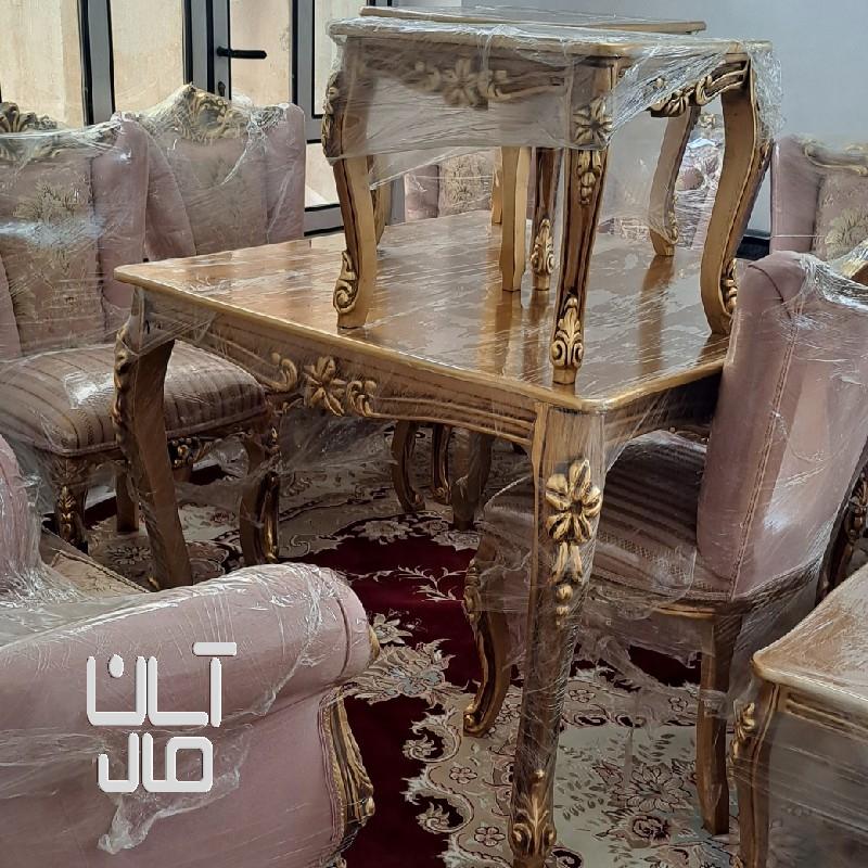 مبلمان ۹نفره مدل رامتین با میزناهارخوری۴نفره سِت