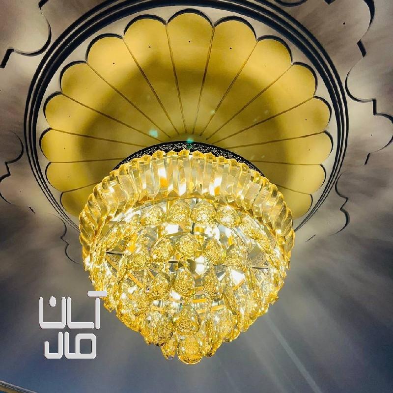 لوستر سالم تمیز نو به همراه لامپ