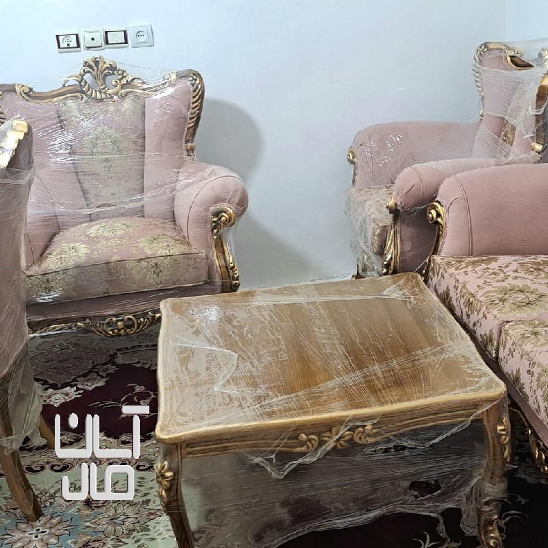 مبلمان ۹ نفره مدل رامتین با میز ناهار خوری ۴ نفره سِت کاملا نو و استفاده نشده