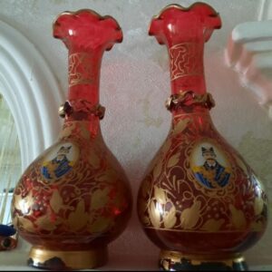 دو عدد گلدان شاه عباسی