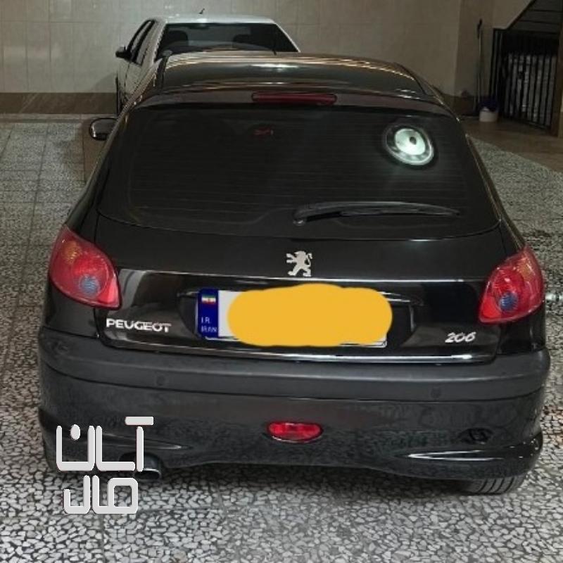 پژو۲۰۶ مدل ۱۳۹۶