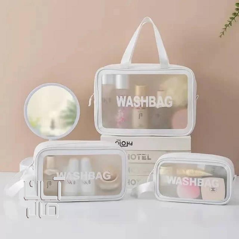 کیف لوازم آرایشی سه تکه مدل(wash bag)