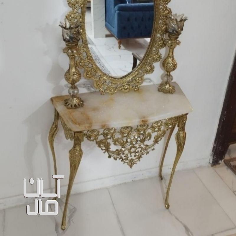 آینه کنسول برنجی