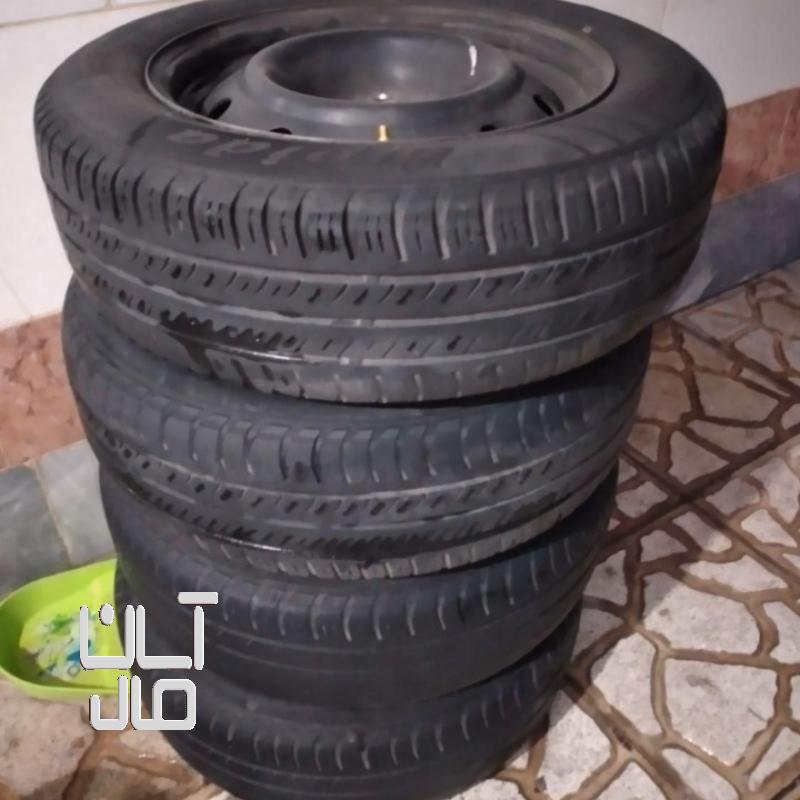 ۴ عدد رینگ لاستیک ۱۵