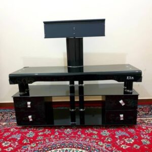میز تلویزیون شیشه ای