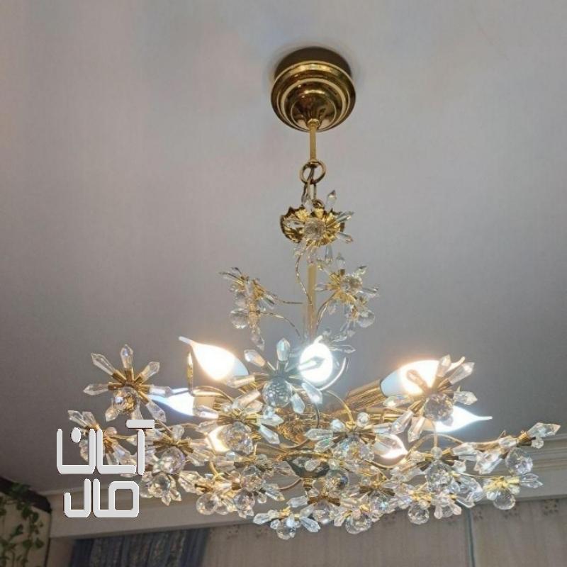 لوستر برنزکریستالی