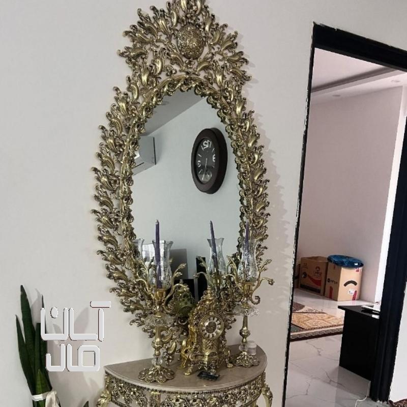 آینه کنسول وشمعدان