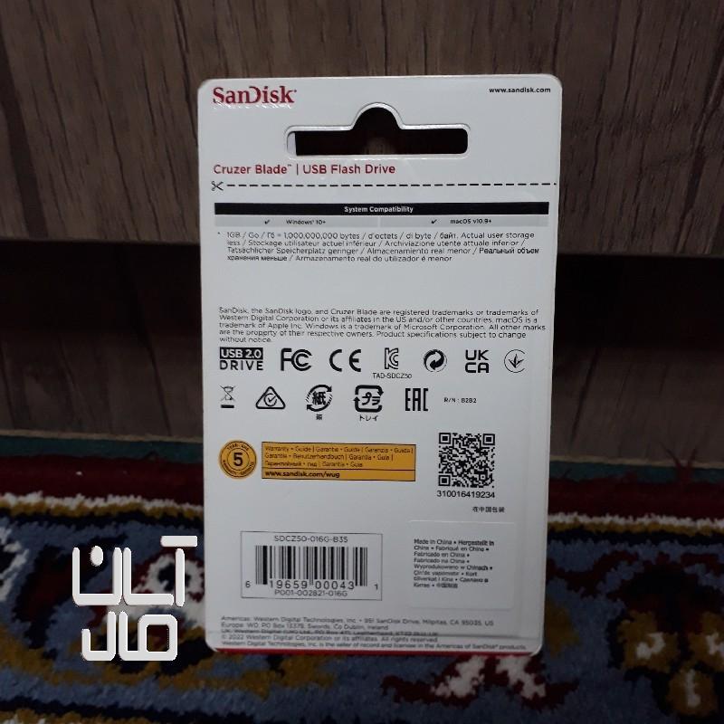 فلش ۱۶ سندیسک درحد نو