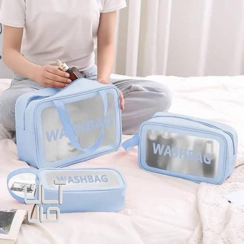 کیف لوازم آرایشی سه تکه مدل(wash bag)