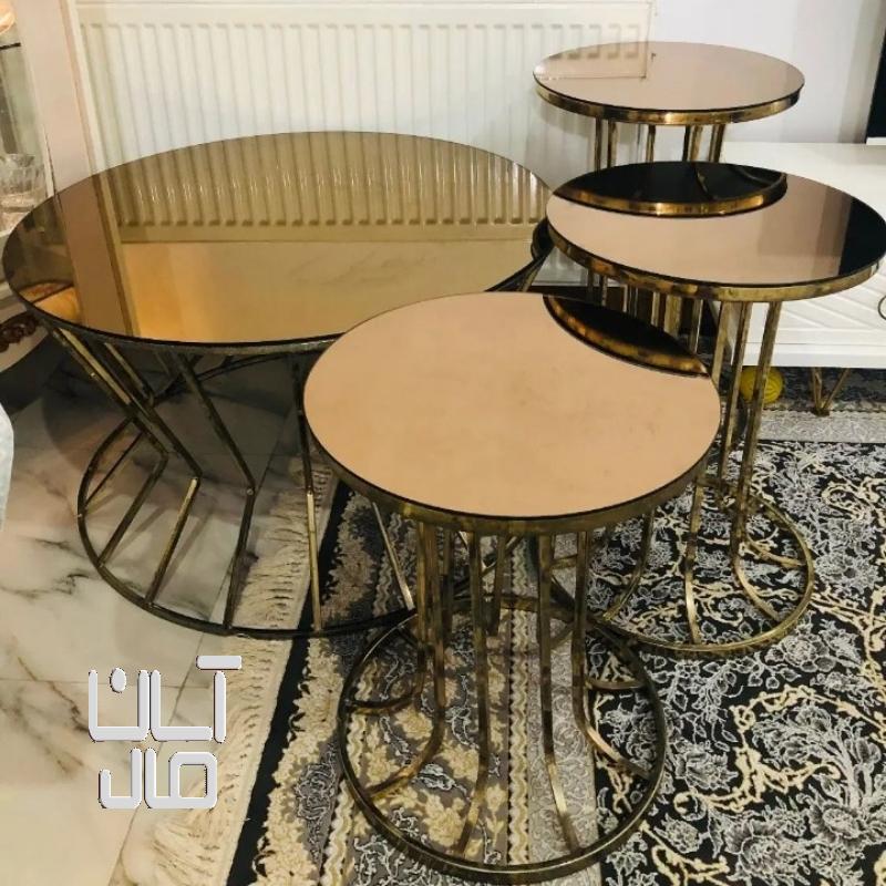 میز عسلی آینه ای