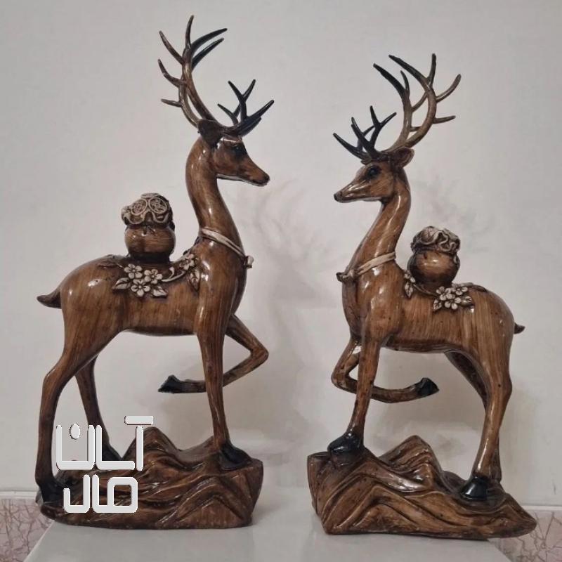 یک جفت گوزن پلی استر