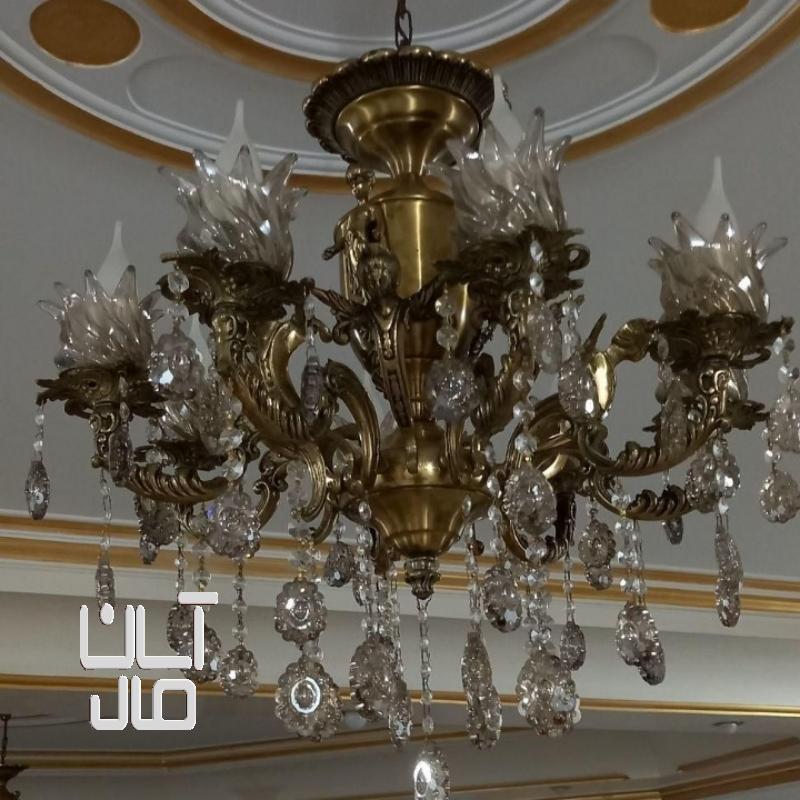 لوستر برنز ۸شاخه