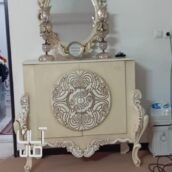 آینه کنسول چوبی