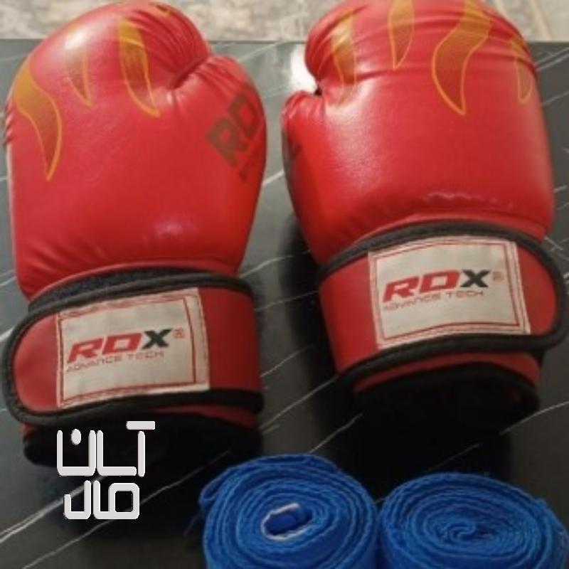 دستکش بکس همراه باند