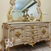 آینه کنسول چوبی